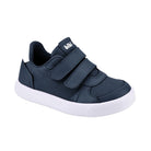 Bibi Agility Sneakers in Navy. Sizes UK 9 to UK 11. Leather and canvas. 