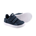 Bibi Agility Sneakers in Navy. Sizes UK 9 to UK 11. Leather and canvas. 